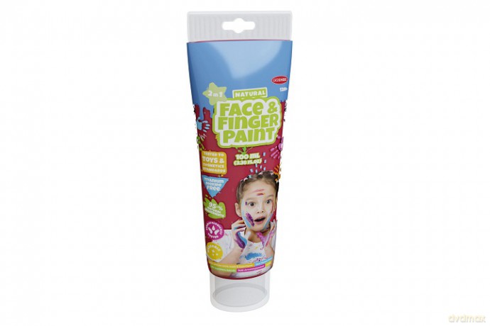 BOTI NATURAL farba d/mal palcami CZERWONY 100ml 38578