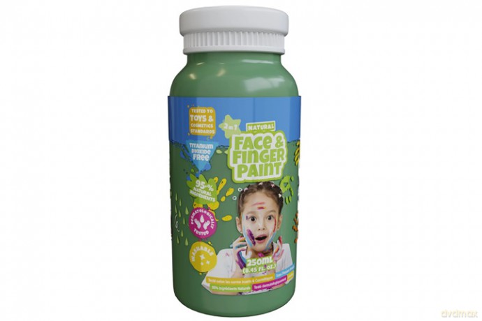 BOTI NATURAL farba d/mal palcami ZIELONY 250ml 38588