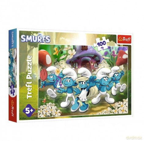 PUZZLE 100 Poznaj Smerfy /The Smurfs 16487