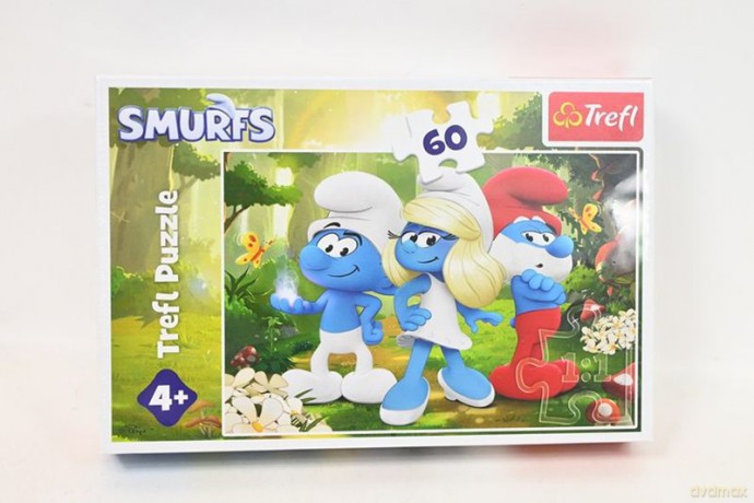 PUZZLE 60 Zaczarowany Las /The Smurfs 17401