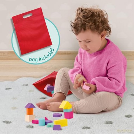 SES Drewn.klocki jednorożec 52szt 13251 32514