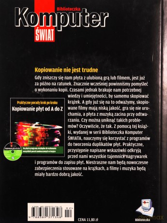 Kopiowanie płyt od A do Z. Biblioteczka Komputer Świat + CD [KSIĄŻKA]