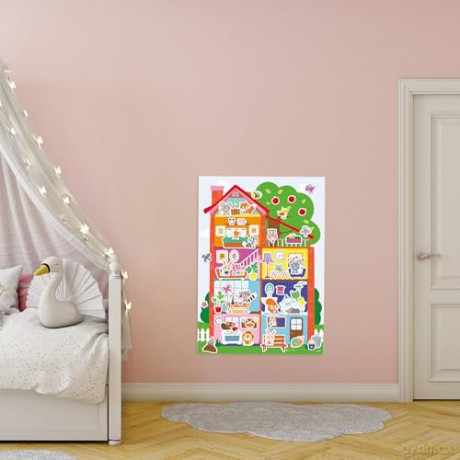 SES Mój pierwszy plakat z nakl.domek 14476 44760