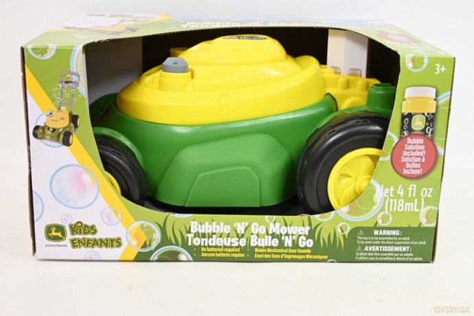 TOMY John Deere kosiarka z bańkami X320907