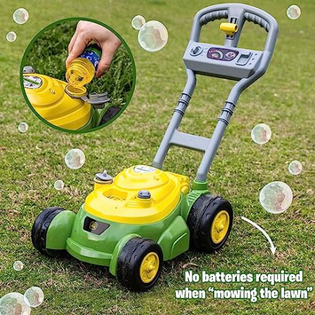 TOMY John Deere kosiarka z bańkami X320907