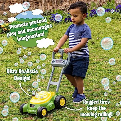 TOMY John Deere kosiarka z bańkami X320907