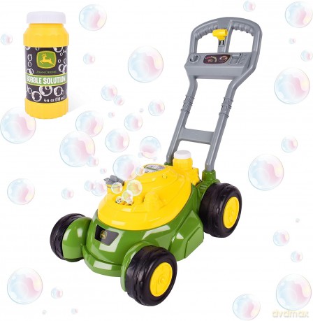 TOMY John Deere kosiarka z bańkami X320907
