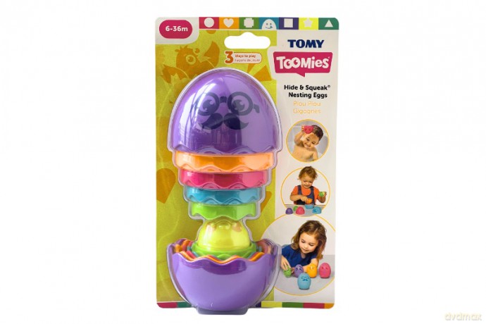 TOMY TOOMIES jajko Matrioszka fioletowe E73080