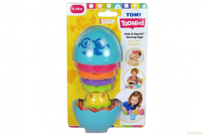 TOMY TOOMIES jajko Matrioszka niebieskie E73080