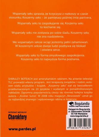 Koszerny sex. Przepis na namiętność i bliskość - Shmuley Boteach [KSIĄŻKA]