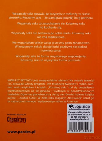 Koszerny sex. Przepis na namiętność i bliskość - Shmuley Boteach [KSIĄŻKA]