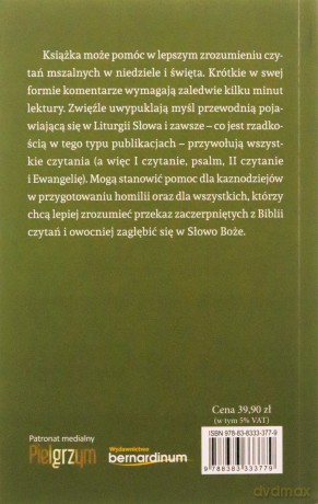 Słowo Boże w pigułce 2. Krótkie komentarze do niedzielnych i świątecznych czytań mszalnych - Wojciech Kardyś [KSIĄŻKA]