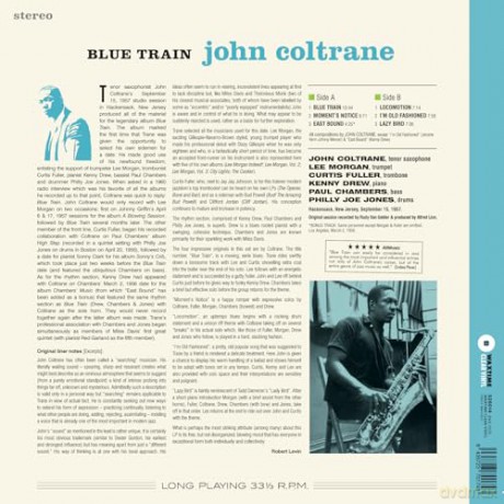 John Coltrane: Blue Train (+1 Bonus Track) (Limited Crystal Clear) [Winyl]