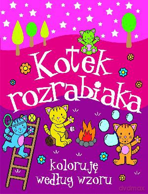 Kotek rozrabiaka. Koloruję według wzoru - Anna Wiśniewska [KSIĄŻKA]