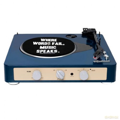 Brad Retro: Brad Retro Record Player (Navy)