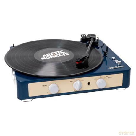 Brad Retro: Brad Retro Record Player (Navy)