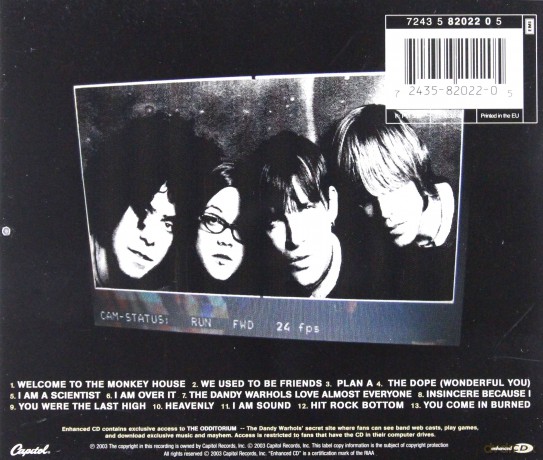 The Dandy Warhols: Welcome To The Monkey House [CD]