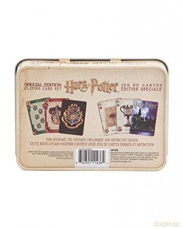 Harry Potter: Harry Potter House Playing Cards In Tin Set (2 Decks)