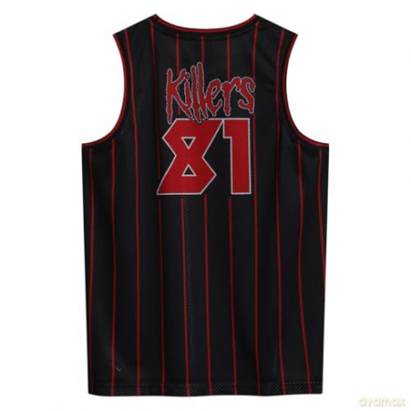 Iron Maiden: Iron Maiden Killer Black Basketball Jersey X Large