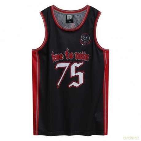 Motorhead: Motorhead Live To Win Black Basketball Jersey Large