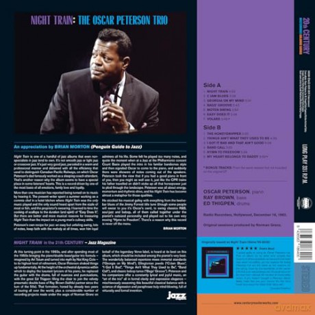 Oscar Peterson: Night Train (+2 Bonus Tracks) (Limited Blue) [Winyl]