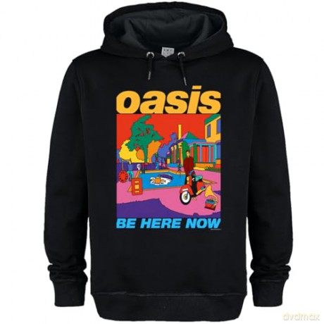 Oasis: Oasis Be Here Now Colour Amplified Black X Large Hoddie