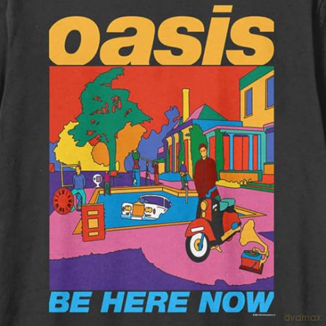 Oasis: Oasis Be Here Now Colour Amplified Small Vintage White T Shirt