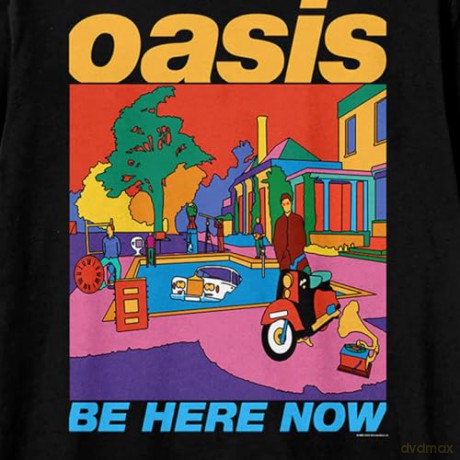 Oasis: Oasis Be Here Now Colour Amplified Small Vintage White T Shirt