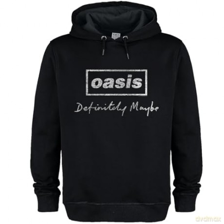 Oasis: Oasis Definitely Maybe Distressed Amplified Black Small Hoddie