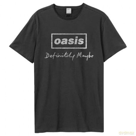 Oasis: Oasis Definitely Maybe Distressed Amplified Vintage Strange Blue Small T Shirt