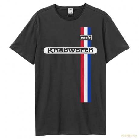 Oasis: Oasis Knebworth Amplified Small Vintage White T Shirt