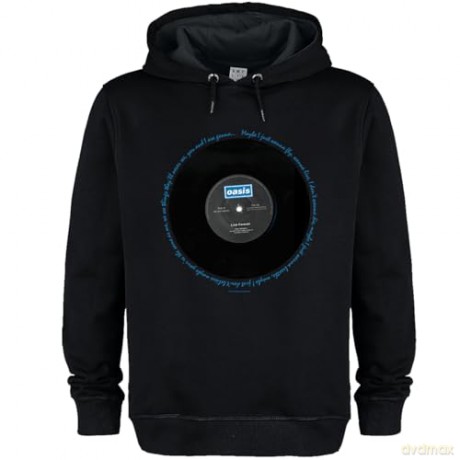 Oasis: Oasis Live Forever Lyrics Amplified Black XL Large Hoddie