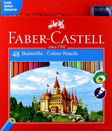 Kredki ołówkowe Faber-Castell 48 kolorów [SZKOŁA]