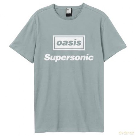 Oasis: Oasis Supersonic Title Amplified Vintage Strange Blue X Large T Shirt