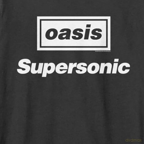 Oasis: Oasis Supersonic Title Amplified Vintage Strange Blue X Large T Shirt