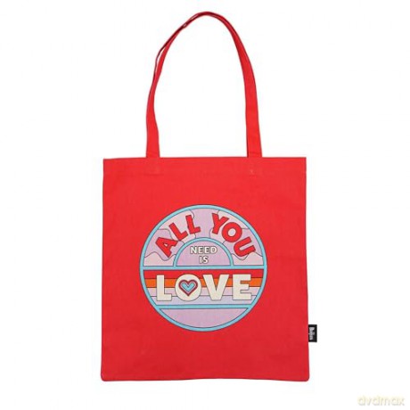 The Beatles: Shopper Recycled Cotton Tote Bag - The Beatles (All You Need Is Love)