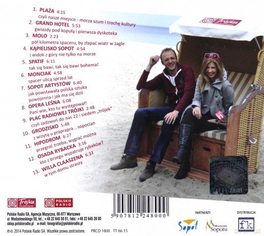 Krok po kroku z Trójką. Sopot. Przewodnik. Książka audio CD [Audiobook]