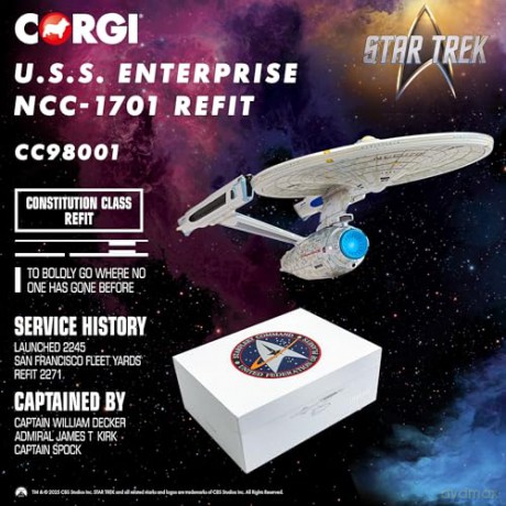 Star Trek: Star Trek - USS Enterprise NCC-1701 Model [Refit] (Star Trek II: The Wrath Of Khan)
