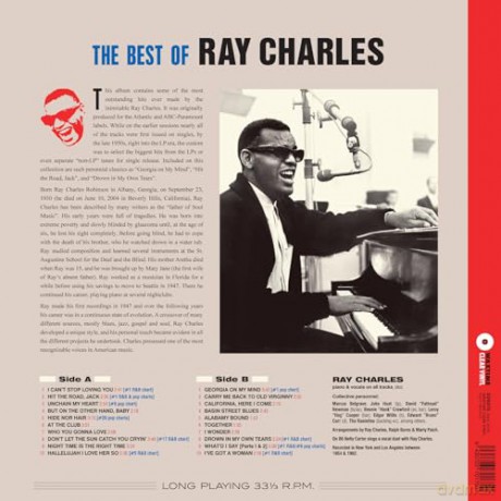 Ray Charles: The Best Of Ray Charles (Limited Crystal Clear) [Winyl]