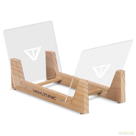 Vinyltonic: Vinyltonic Vinyl Display Rack Oak Finish