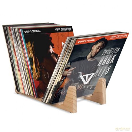 Vinyltonic: Vinyltonic Vinyl Display Rack Oak Finish