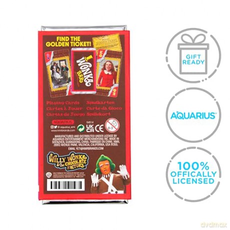 Willy Wonka: Willy Wonka Bar Premium Playing Cards