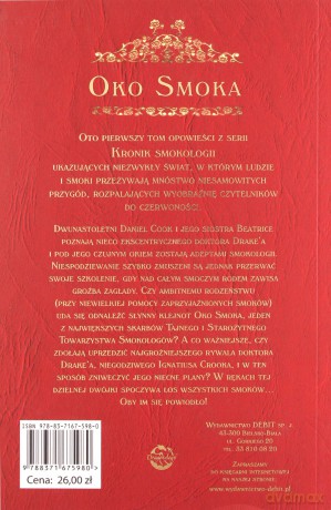 Kroniki smokologii. Tom 1. Oko smoka - Dugald A. Steer [KSIĄŻKA]