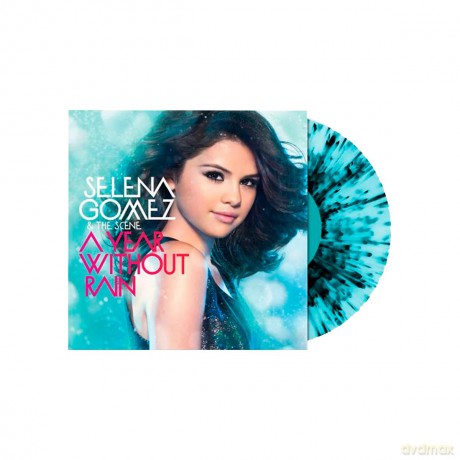 Selena Gomez & Scene: Year Without Rain (Transparent Ice Blue/Black Splatter) [Winyl]