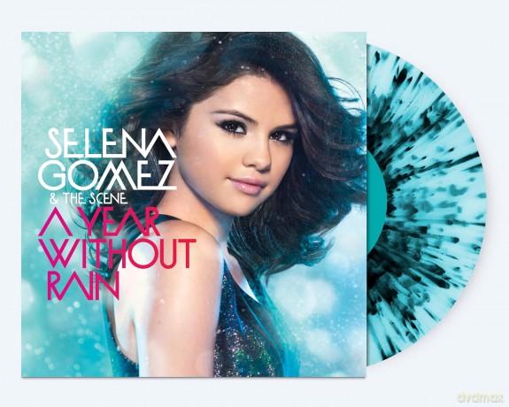 Selena Gomez & Scene: Year Without Rain (Transparent Ice Blue/Black Splatter) [Winyl]