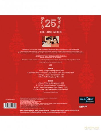 Bad Boys Blue: The Long Mixes Ext.Ver. (Blue) [Winyl]