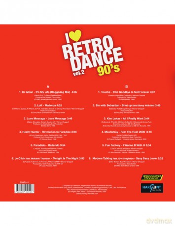 I love Retro Dance 90s Vol. 2 [Winyl]