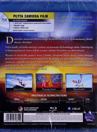 Król Lew [Blu-Ray]