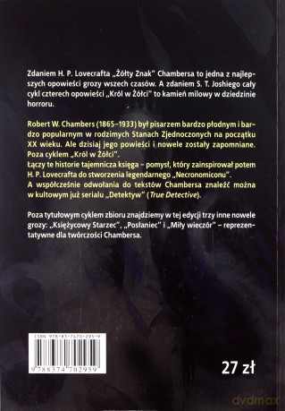 Król w Żółci - Robert W. Chambers [KSIĄŻKA]