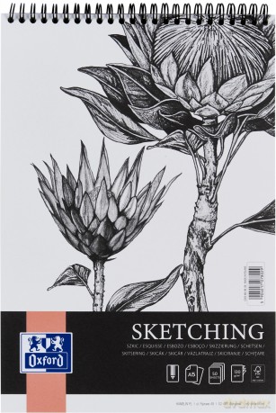 Blok Oxford Artistic Szkicowy A5 50 kartek 130g Spirala